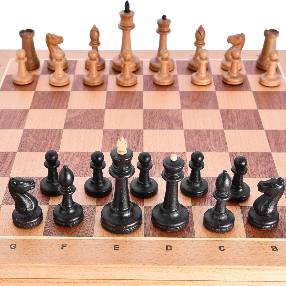 Шахматы в ларце "Стаунтон" бук, WoodGames купить в Екатеринбурге