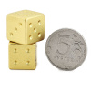Кости игральные "Премиум" металл, золотой, 15 мм (2 шт.) купить в Екатеринбурге