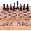 Шахматы + нарды резные "Венеция" дуб купить в Екатеринбурге
