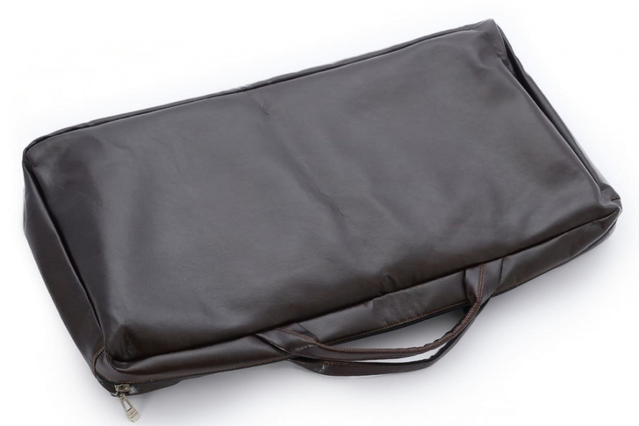 Чехол для средних нард из экокожи коричневые, Sargsyan