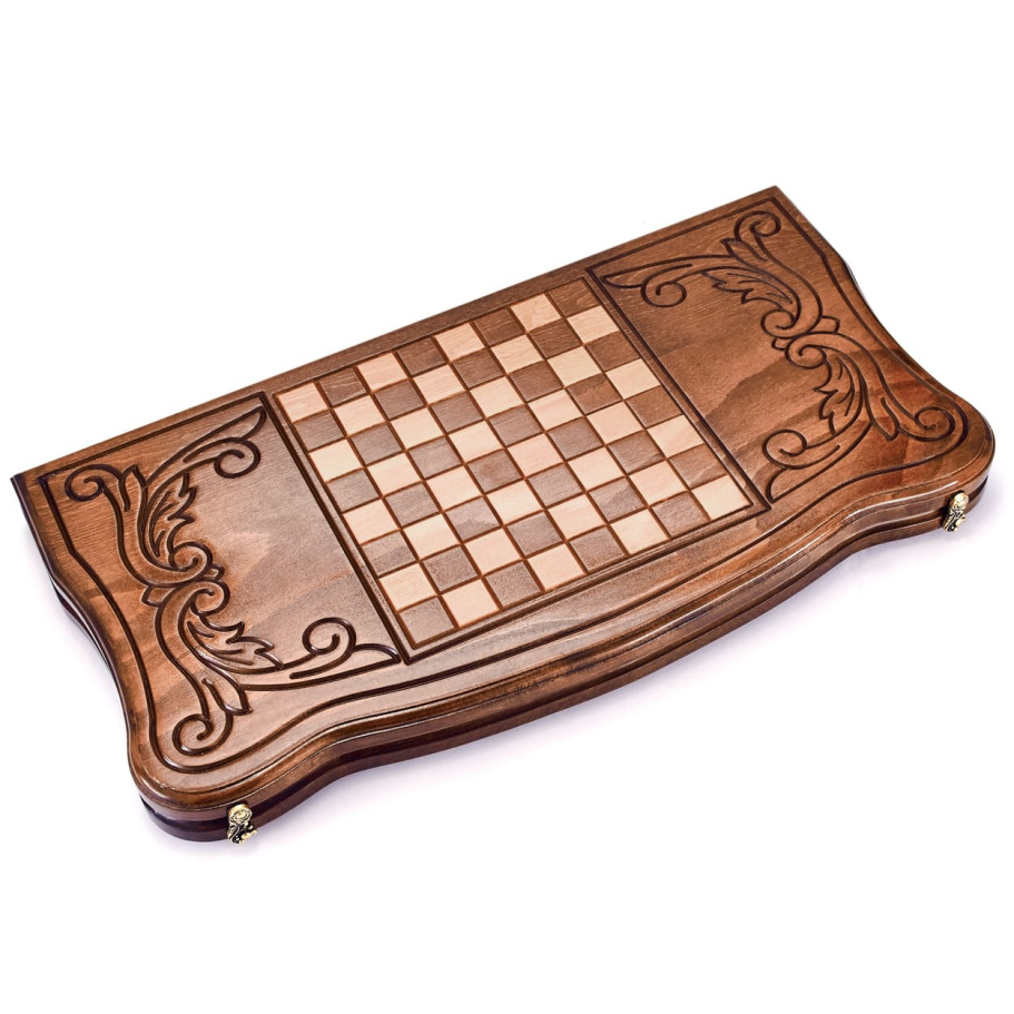 Нарды резные "Лев" большие 60, Даудов купить в Екатеринбурге