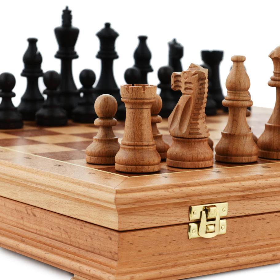 Шахматы в ларце "Титанид" бук купить в Екатеринбурге