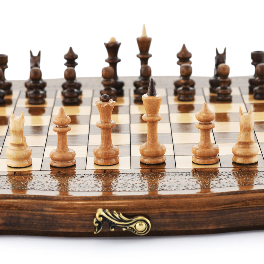 Шахматы + нарды резные  "Универсальные" 30, Harutyunyan купить в Екатеринбурге