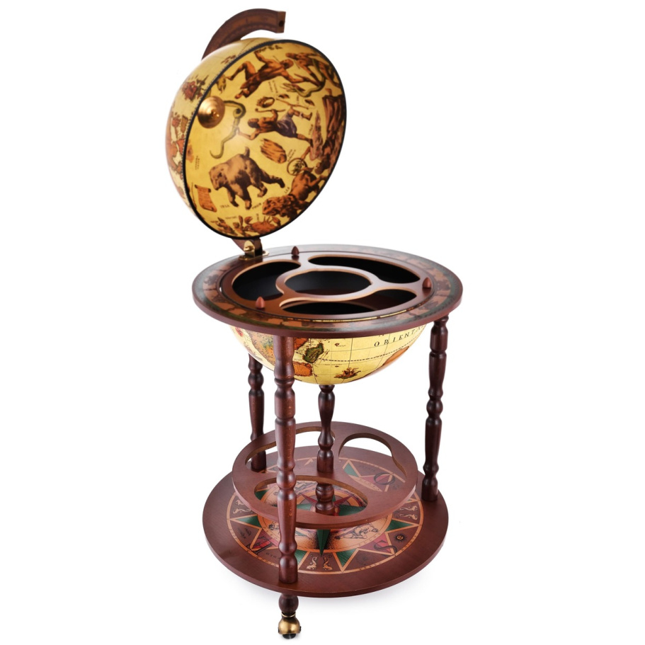Глобус бар напольный "Элизабет", сфера 40 см купить в Екатеринбурге