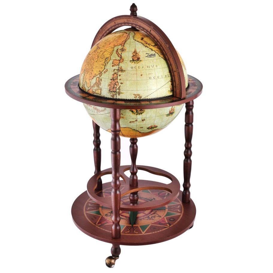 Глобус бар напольный "Мегасен", сфера 40 см Глобус бар напольный "Мегасен", сфера 40 см