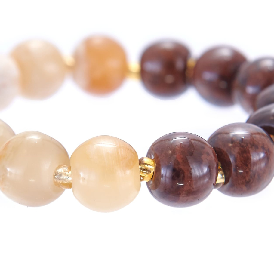Браслет Либер желтый и коричневый камень 1.2 * 20, Давыдов купить в Екатеринбурга