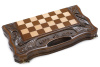 Шахматы + нарды резные "Фетис"  40, Harutyunyan купить в Екатеринбурге