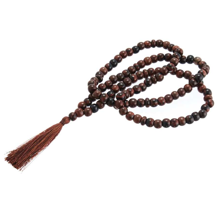 Четки Буддийские Гаутама, коричневый камень, 108 звеньев