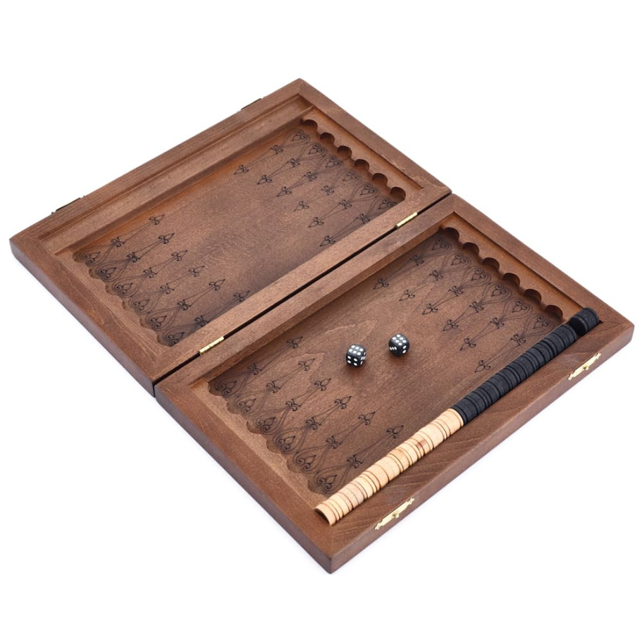 Нарды резные Ивановские мини "Царь" 35 купить в Екатеринбурге